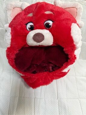 Disney-Turning Red Red Panda Mei plush costume hat/booties set